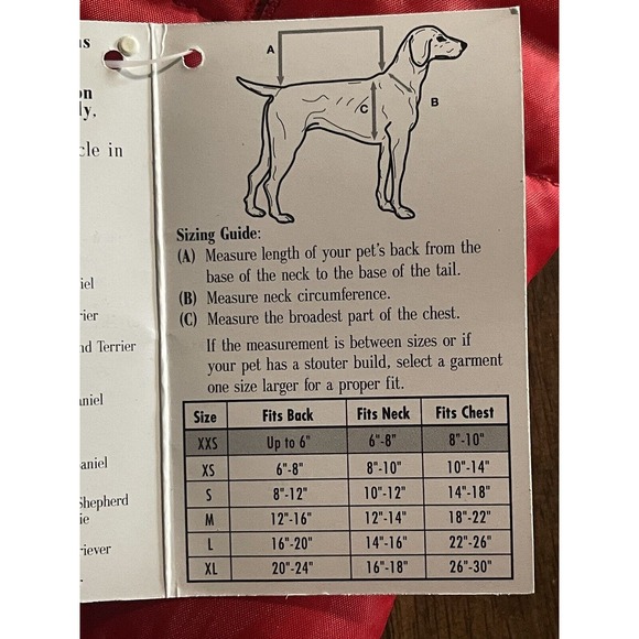 East Side Collection reversible dog Vest Size X-Small Teacup Tiny Dog Vest NEW - Picture 6 of 8